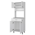 thumbnail image 3 of RST Brands Pignon MDF Armoire de Cuisine en Placage Blanc, 3 of 5
