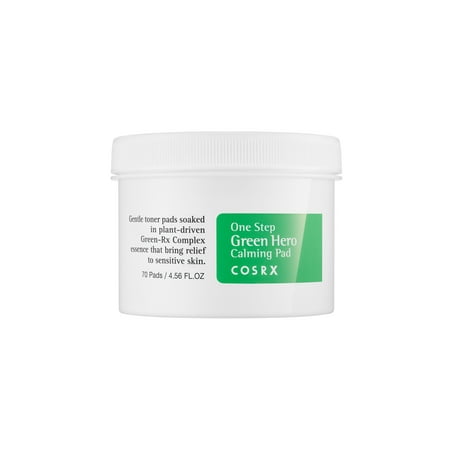 COSRX One-Step Green Hero Facial Calming Pad, 4.56