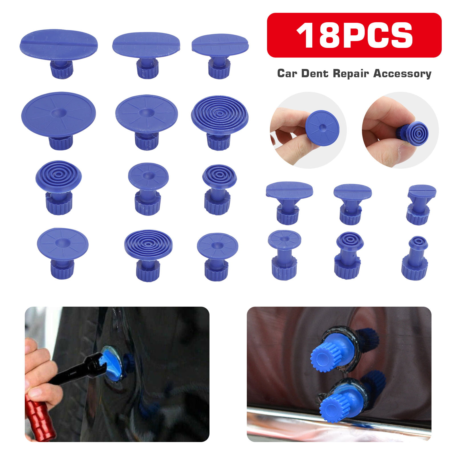30* Car Door Body Pulling Tab Dent Removal Repair Tool Puller Tabs Accessories 