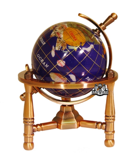 Deco 79 94460 Resin And Wood Rative Lattice Globe, Multi-Colored/White - View #9