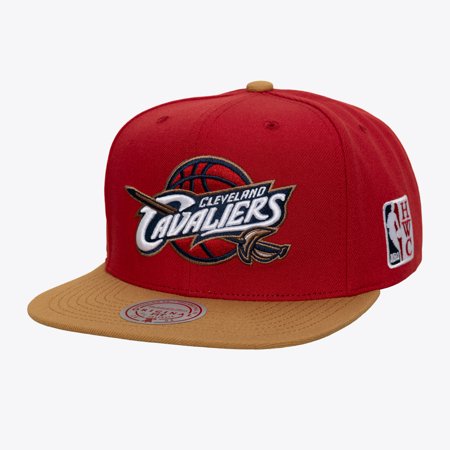 Men's Mitchell & Ness Red Cleveland Cavaliers Hardwood Classics Legendary Home Snapback Hat