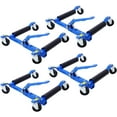 thumbnail image 2 of Historyli 2PC Car Wheel Dolly Jack,Vehicle Positioning with Ratcheting Foot Pedal,Heavy Duty Hydraulic Car Wheel Dolly Jack,Mechanical 1500-lbs,Blue, 2 of 6
