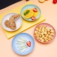 thumbnail image 4 of Assiettes à Dîner Profondes en Paille de Blé - Assiettes en Plastique Incassables et Robustes, 4 of 5