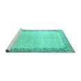 thumbnail image 2 of Ahgly Company Machine Washable Indoor Rectangle Persian Turquoise Blue Traditional Area Rugs, 2' x 4', 2 of 4
