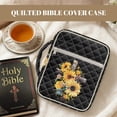 thumbnail image 3 of Pzuqiu Cross Sunflower Bible Cover Case for Women Bible Protective with Handle and Zippered Pocket Durable Quilted Church Scripture Case Christian Gifts for Woman, 3 of 7