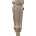 thumbnail image 2 of Ekena Millwork 5 1/8"W x 2 3/8"D x 15 1/2"H Medium Traditional Pilaster Wood Corbel, Walnut, 2 of 4