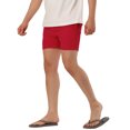 thumbnail image 5 of Unique Bargains Men's Casual Elastic Waistband Drawstring Mesh Lining Swimwear Shorts 30 Red, 5 of 6