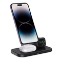 thumbnail image 2 of Base de Carga Inalambrico Magsafe para Iphone Base 3 en 1 Color Negro, 2 of 8