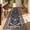Black, variant on Ileading 2x6 Runner Rug for Hallway, Washable Kitchen Runner Rug with Non Slip Backing, Low Pile Soft Boho Floral Runner for Kitchen, Hallway, Entryway, Laundry, Bedroom