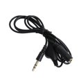 thumbnail image 1 of FOXNOVO 1M 3.5mm Male to Female Stereo Headphone Audio Extension Cable Cord with Volume Control (Black), 1 of 2