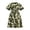 CL02, variant on Women's African Print Dress Ankara Wax Dresses Lantern Sleeves A-Line with Belt and Pockets