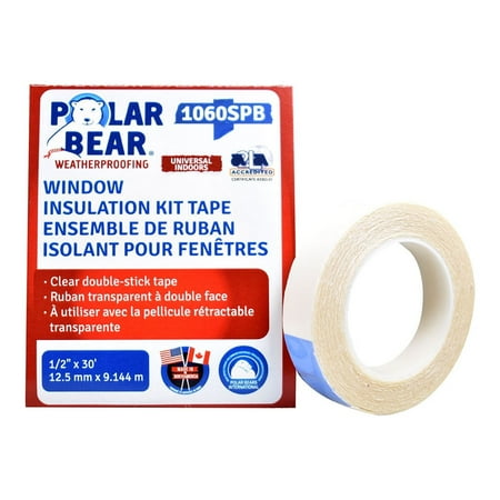 Window Insulation Film Kit Replacement Tape | Polar Bear Weather Stripping- 1060SPB