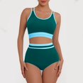 thumbnail image 6 of Womens Bathing Suits with Skirts Two Piece Bathing Suit Cute Bikinis for Women Swimsuits 2 Piece High Waisted Bikini Sale Clearance Women, 6 of 9