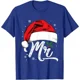 thumbnail image 4 of Pijama a juego de Papá Noel para hombres, camiseta de Navidad para parejas, camisetas gráficas, ropa de diseñador, harajuku, 4 of 4