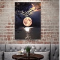 thumbnail image 2 of 30 X 40 Cm, Reflet De La Lune Diamond Painting Broderie Diamant Peinture Canevas 5d Tableau Enfant Adulte Strass Lot Puzzle Dessin Decoración Mur, 2 of 5