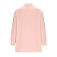 thumbnail image 5 of Dagugfen Women's Tops V Neck Long Sleeve Womens Loose Pullover Basic Homewear Shirts Pajama Tops for Women, 5 of 6