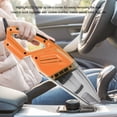 thumbnail image 3 of Aspiradora para coche potente de 12 V y 120 W con succión de 3500 PA para limpieza en seco y húmedo, práctico quitapolvo naranja, 3 of 8