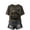 Gray, variant on Womens Halloween Shirts Plus Size Short Sleeve Tunic Tops Funny Halloween Print V Neck Novelty Graphic Tees