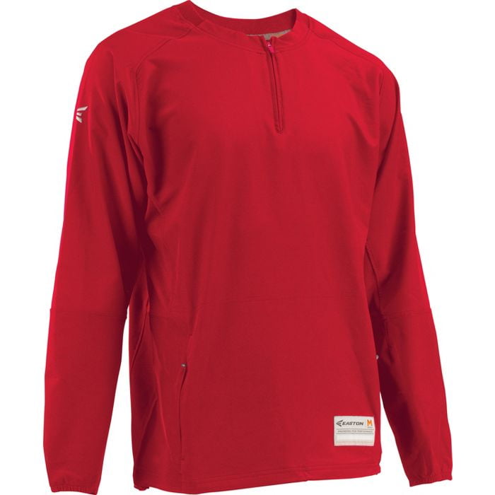 easton pullover baseball jacket