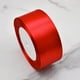 thumbnail image 2 of Cinta de poliéster satinada roja de 9 pulgadas - Rollo de 25 yardas, superficie lisa y brillante, ideal para envolver regalos, lazos de boda, bouquets y decoraciones festivas., 2 of 8