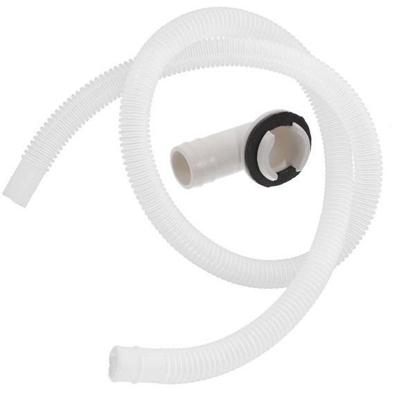 SOPOTUTU Air Conditioner Drain Hose Kit with Elbow Connector for Window AC Units, White, 1 Set