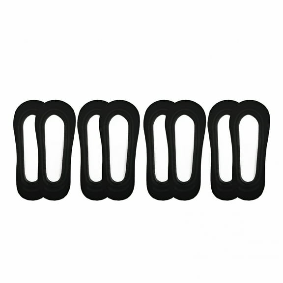 TELOLY No Show Socks Womens 4-8 Pairs Low Cut Liner Non Slip Socks for Women Size 5-12 Footies Invisible Socks for Flat Boat