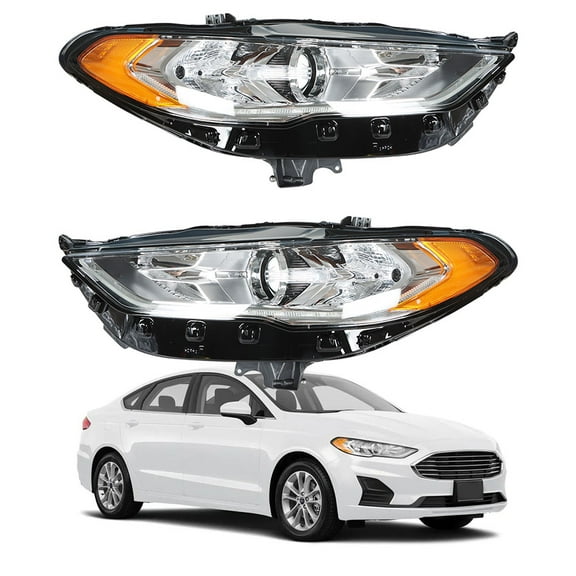 SEBLAFF Headlight Assembly HS7Z13008E HS7Z13008D for 2017 2018 2019 Ford Fusion Projector Headlights Pair