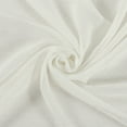 thumbnail image 6 of Archaeo Slub Textured Linen Blend Black Grommet Top Curtain, 52"x84", Ivory, 6 of 8