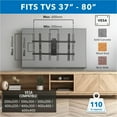 thumbnail image 3 of Mount-It! UL Certified Heavy Duty Full Motion TV Wall Mount, 3 of 6