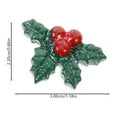 thumbnail image 2 of DEEPCRAFF 50Pcs Mini Christmas Craft Embellishments Multi Resin Leaf Charms DIY Decorations for Crafters, 2 of 6