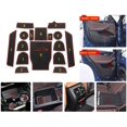 thumbnail image 2 of 2018 X3 G01 Accessoire de Voiture Tapis de Porte Intérieur Tapis de Tasse Organisateur de Console Centrale Boîte de Rangement (Tapis à Fente Rouges), 2 of 6