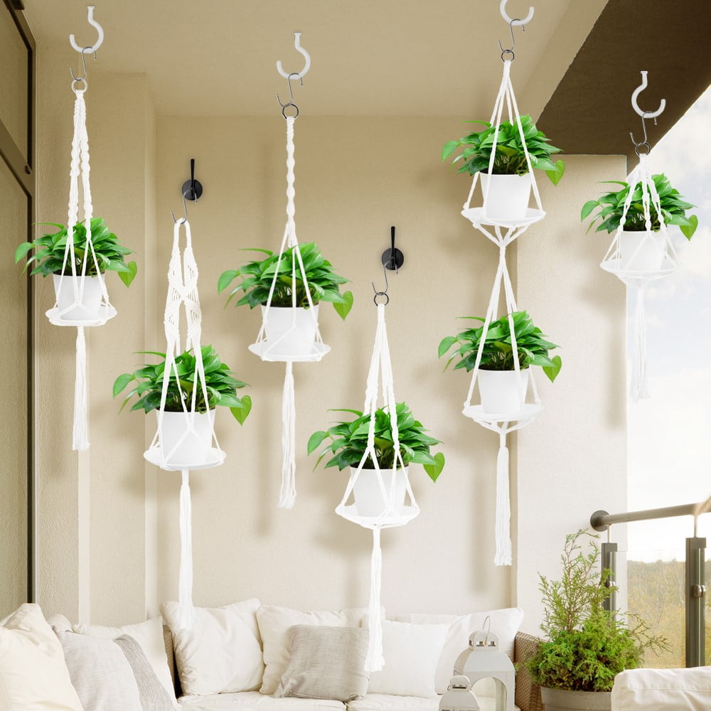 hanging rope for plants Macrame Plant Hanger  Sorbus Home