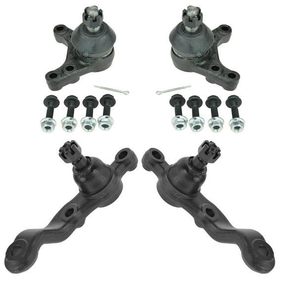 TRQ Upper Lower Ball Joint Front LH RH Set of 4 for 95-04 Tacoma 2WD New PSA63294
