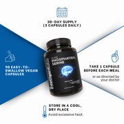 Intelligent Labs Phosphatidylserine 100mg | Brain & Memory Support | Soy-Free Sunflower Lecithin | 90 Capsules (30-day Supply)