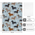 thumbnail image 2 of 6 Pcs Funny Kitchen Towels,Cute Dachshund and Dog Footprint Microfiber Dish Towels,Kitchen Tea Towels,Kitchen Towel Set (18" X 26"), 2 of 7