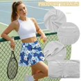 thumbnail image 6 of Uorisango Blue Hibiscus Flower Golf Skorts for Women Casual Women's Active Performance Skort Comfortable Inner Shorts Mini Skirts with Pockets for Workout Pickleball, 6 of 7