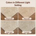 thumbnail image 7 of Design&I 4'x6' Washable Area Rug Beige Throw Washed Clusters Asymmetrical Muted Covering Vintage for Home Office, Under Desk, Snag-Free Skid-Resistant Medium, 7 of 7