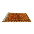 thumbnail image 2 of Ahgly Company Machine Washable Indoor Rectangle Persian Yellow Traditional Area Rugs, 2' x 4', 2 of 4