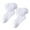 White, variant on Besolor Toddler Girls Ruffle Lace Trim Socks Frilly Soft Cotton Princess Dance Dress Ankle Socks for Kids