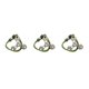 thumbnail image 2 of Collar con colgante Minnieouse plata accesorios de moda llavero Trilateral de Titanio, 2 of 6