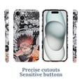 thumbnail image 3 of Anime Phone Case, Jujutsu Kaisen Phone Case for iPhone 15/ 15 Plus/ 15 Pro/ 15 Pro Max, Anti-Scratch & Shockproof PC Hard Shell Cover, Wireless Charging Compatible, 3 of 8