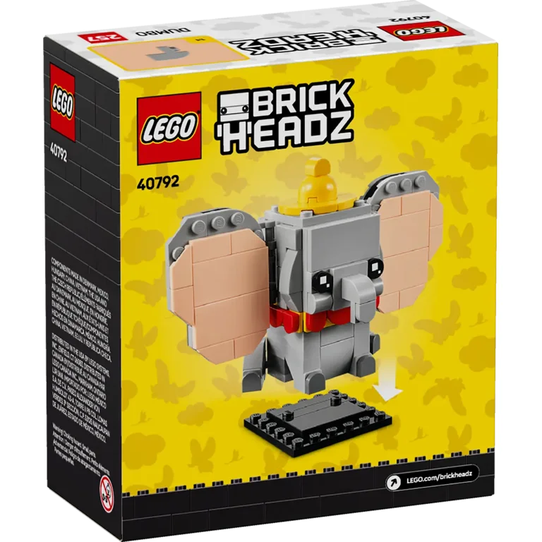 LEGO BrickHeadz Disney Dumbo Building Set, 40792, 176 Pieces