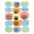 thumbnail image 2 of Galapon, Nikki 20x24 White Modern Wood Framed Museum Art Print Titled - Ink Spot II, 2 of 4