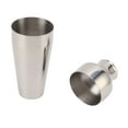 thumbnail image 2 of Cocktail Shaker 304 Stainless Steel French Style Bartender Shaker for Mixed Drinks Silver, 2 of 8