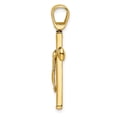 thumbnail image 3 of FJC Finejewelers 14 kt Yellow Gold Fashion Polished Crucifix Charm 33 x 17 mm, 3 of 6