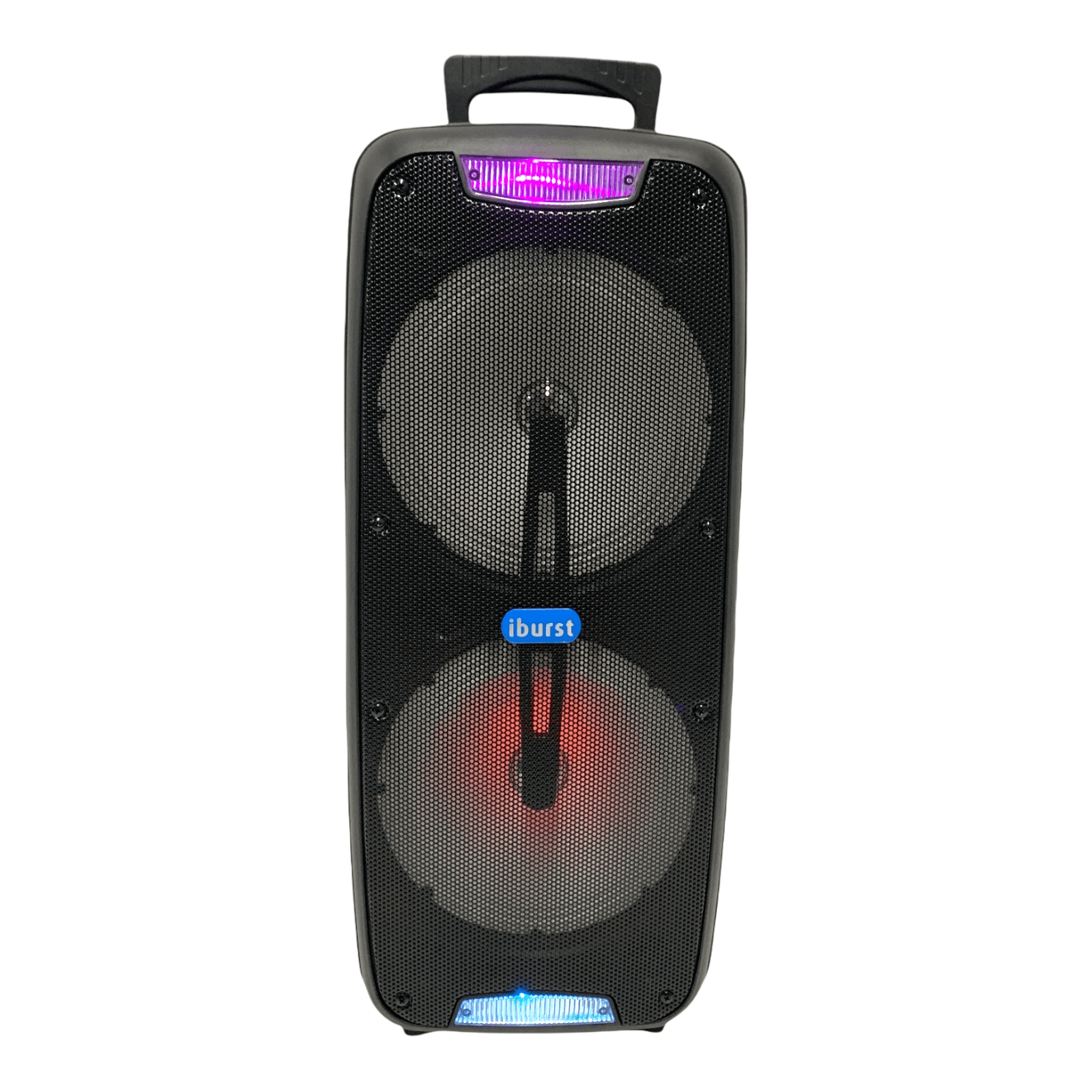 Iburst 4600w Portable Bluetooth Speaker With Dual 8" Inch Woofers LED