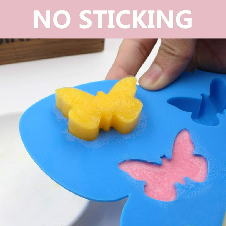 Stouge 4 Pcs Butterfly Mold Silicone Candy Molds for Chocolate