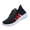 thumbnail image 2 of HTHLVMD Lightweight Mesh Sneakers, Comfortable Walking Shoes, Comfortable Tennis Running Shoes for Women Lightweight and Slip On Sneakers Casual Women's Walking Shoes, Black 6, 2 of 5