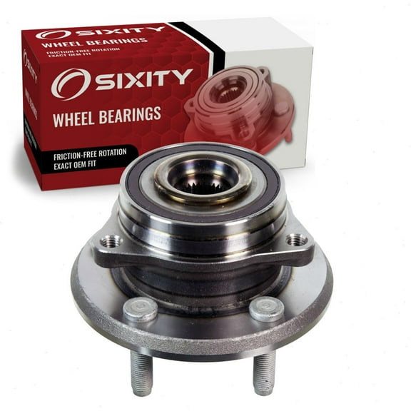 Sixity Auto 513324 Front Wheel Bearing Hub Assembly compatible with Dodge Durango 2011-2023, for Jeep Grand Cherokee 2011-2021, Grand Cherokee WK 2022 - 5 Lug