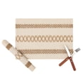 thumbnail image 1 of Rustic Table Runner with Tassels, Cotton Linen Farmhouse Table Decoration for Holiday Party, Wedding and Dining, 72 Inches, Ivory, 1 of 6